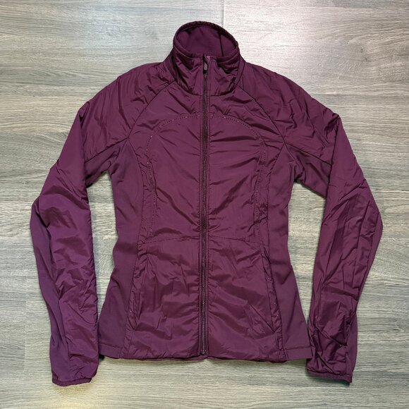 Lululemon Women's Run For Cold Jacket - Plum - Picture 6 of 11